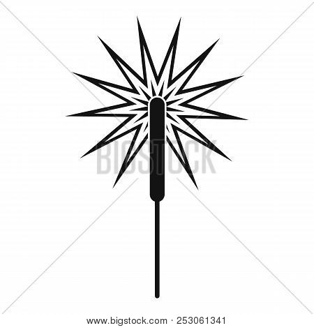 Sparkler Light Icon. Simple Illustration Of Sparkler Light Icon For Web Design Isolated On White Bac