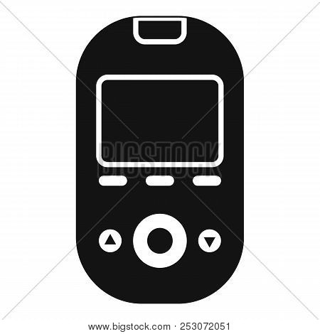 Glucometer Tool Icon. Simple Illustration Of Glucometer Tool Icon For Web Design Isolated On White B