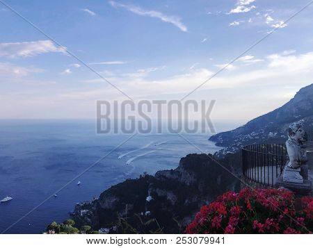 Italy, Ravello Garden Villa Cimbrone. Landscape Photo Captured And Editing By Me