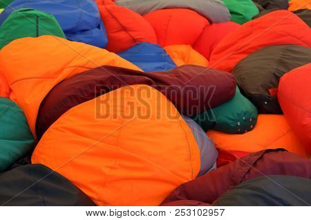 Pile Of Colorful Armchair-bags