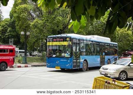 Blk Bus Of Rtc Or Chiangmai Smart Bus.