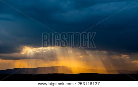Wolkenstimmungen bei einem Gewitter