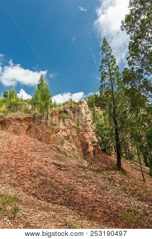 The Diverse Landscapes Of Kenya. The Cliffs Of Kakamega Forest. Africa