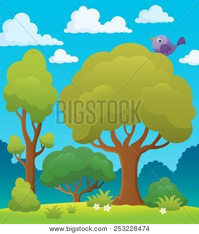Tree Topic Image 7 - Eps10 Vector Picture Illustration.