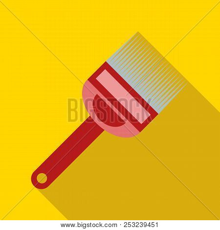 Fork For Uncapping Honeycombs Icon In Flat Style With Long Shadow. Tool Symbol
