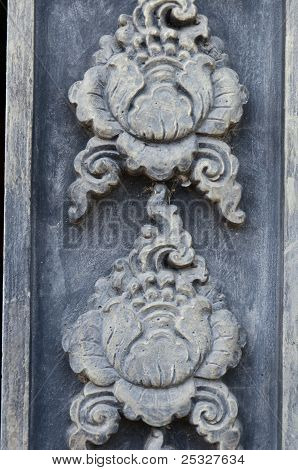 Simbolo fiore statua dell'arte di buddha