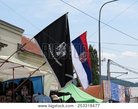Guca, Serbia, August 11, 2018. 57th Trumpet Festival In Guca. Worldwide Known Music Festival In Serb