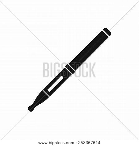 Mod And Clearomizer In The Kit Icon In Simple Style Isolated On White Background. Smoking Symbol