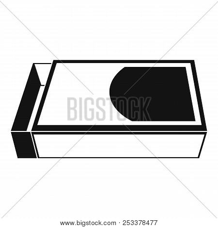 Open Matchbox Icon. Simple Illustration Of Open Matchbox Icon For Web Design Isolated On White Backg