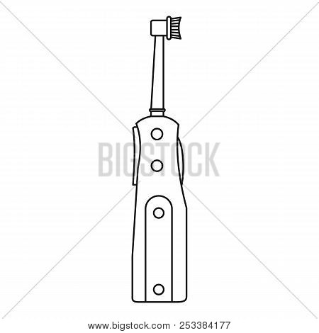 Electric Toothbrush Icon. Outline Illustration Of Electric Toothbrush Icon For Web Design Isolated O