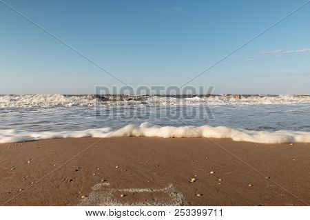 Storm On The Sea Of Azov. Windstorm