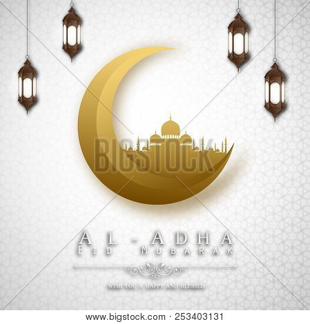 Vector Illustration Of Eid Al Adha Background Design