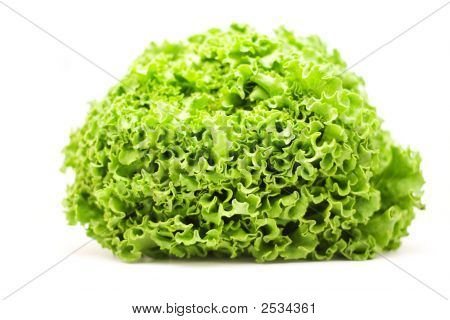 Caesar salat isoleret på hvid