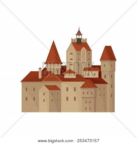Transylvania S Bran Castle Or Residence Of Count Dracula. Famous Landmark In Romania. Historic Build