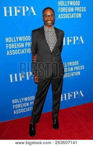 LOS ANGELES - AUG 9:  Billy Porter at the 2018 HFPA Annual Grants Banquet at the Beverly Hilton Hotel on August 9, 2018 in Beverly Hills, CA