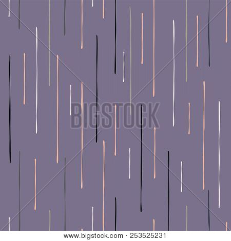 Vertical Stripes Vector Pattern Lilac And White