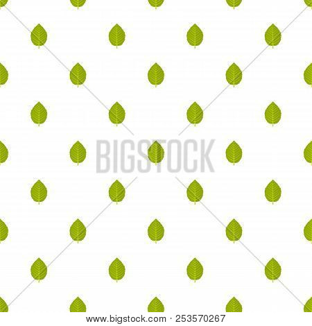 Hazel Leaf Pattern Seamless In Flat Style For Any Design