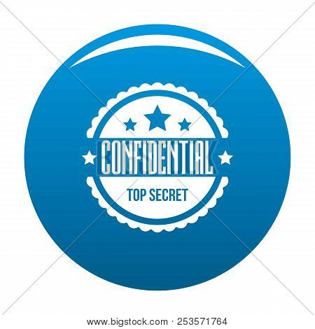 Confidental Logo. Simple Illustration Of Confidental Logo For Web