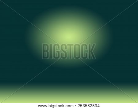 Abstract Blur Empty Green Gradient Studio Well Use As Background, Website Template, Frame, Business 