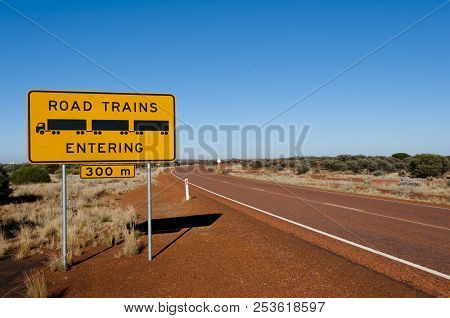 Road Train Warning Sign - Western Australia