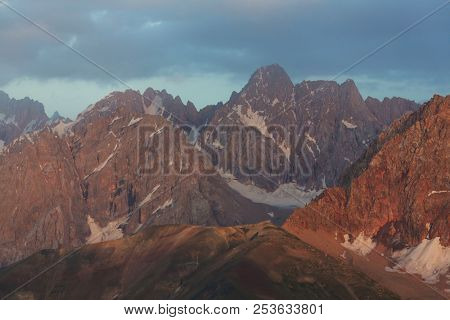Beautiful landscape of Fann Mountains, Tajikistan