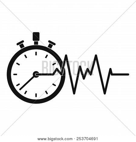 Encephalogram Icon. Simple Illustration Of Encephalogram Icon For Web