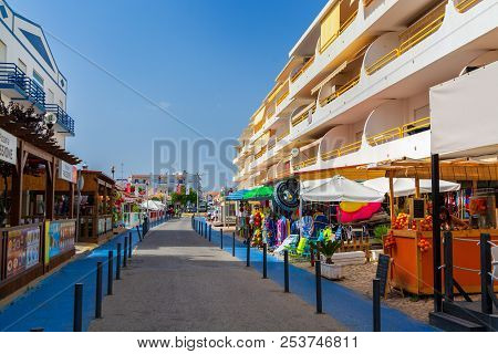 Altura Portugal. 1 August 2018. View Of  Altura Village In Algarve Portugal.altura In Algarve, Portu