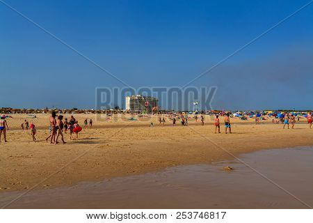 Altura Portugal. 7 August 2018. View Of  Altura Village In Algarve Portugal.altura In Algarve, Portu