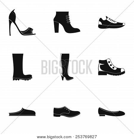 Jackboot Icons Set. Simple Set Of 9 Jackboot Icons For Web Isolated On White Background