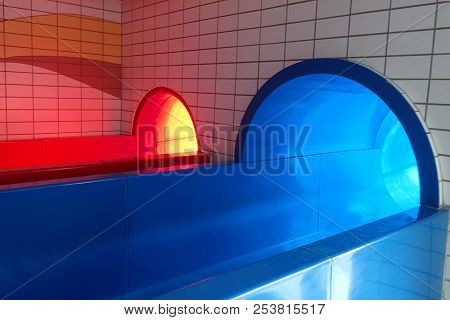 Toboggan In Water Park
