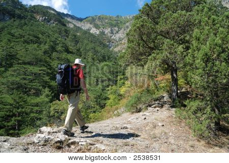 Man With Backpack