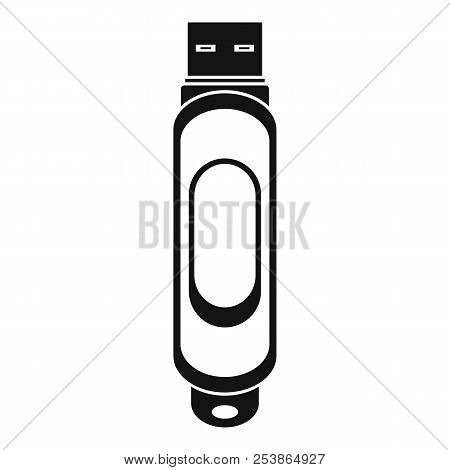 Mini Usb Icon. Simple Illustration Of Mini Usb Icon For Web