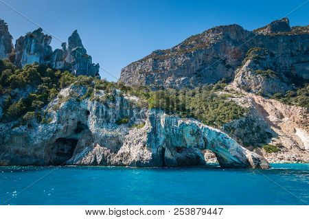 Famous Cala Goloritze Beach On The Italian Island Of Sardinia