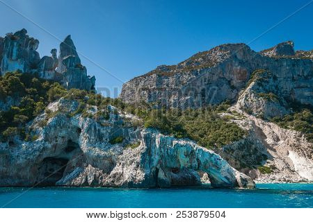 Famous Cala Goloritze Beach On The Italian Island Of Sardinia
