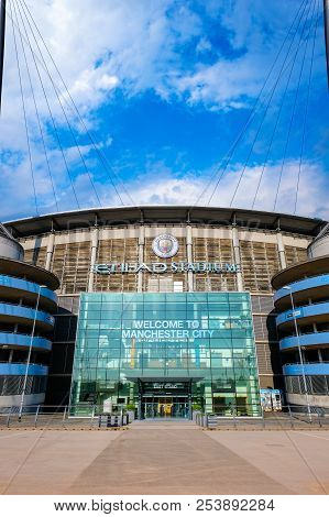 Manchester, United Kingdom - May 19 2018: Manchester City Football Club Founded In 1880 In Mancheste