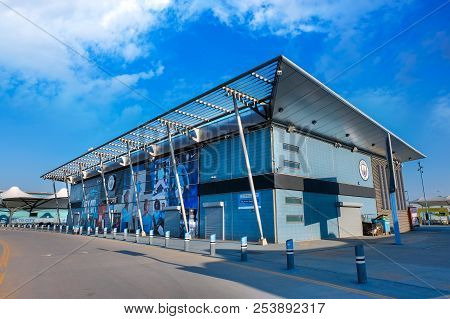 Manchester, United Kingdom - May 19 2018: Manchester City Football Club Founded In 1880 In Mancheste