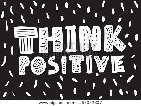 Typography With Slogan For T Shirt Or Sweatshirt Printing And Embroidery. Print For Tee. Hand Drawn 