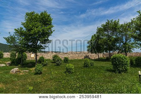 Peristera Fortress, Peshtera, Bulgaria - May 5, 2018: Ruins Of Ancient Byzantine Fortress The Perist