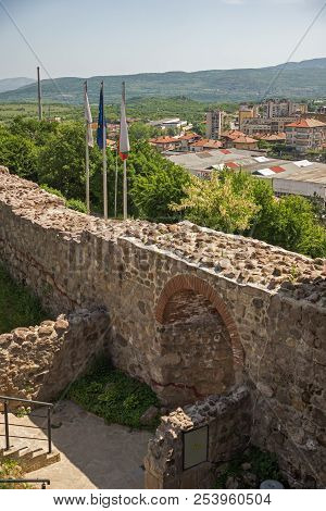 Peristera Fortress, Peshtera, Bulgaria - May 5, 2018: Ruins Of Ancient Byzantine Fortress The Perist