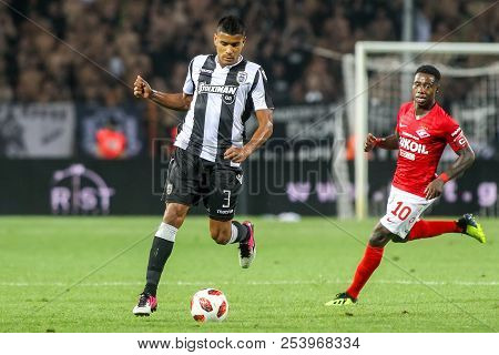Uefa Champions League Third Qualifying Round , Between Paok Vs Fc Spartak Moscow