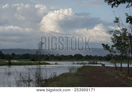 Cambodia Anlong Veng Ta Mok Lake Landscape