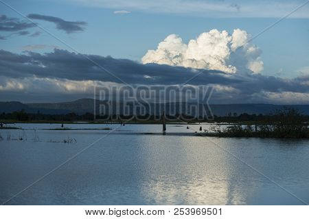 Cambodia Anlong Veng Ta Mok Lake Landscape