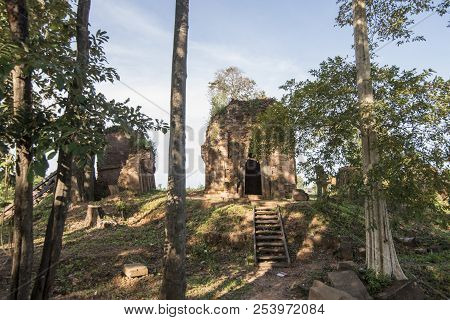 The Khmer Temples Of Prasat Trapeang East Of The Town Of Anlong Veng In The Province Of Oddar Meanch