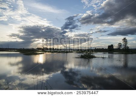 Cambodia Anlong Veng Ta Mok Lake Landscape
