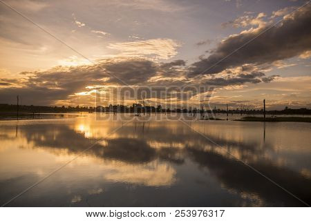 Cambodia Anlong Veng Ta Mok Lake Landscape