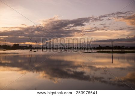 Cambodia Anlong Veng Ta Mok Lake Landscape
