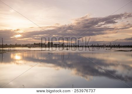 Cambodia Anlong Veng Ta Mok Lake Landscape