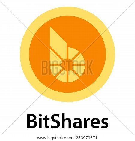 Bitshares Icon. Flat Illustration Of Bitshares Icon For Web