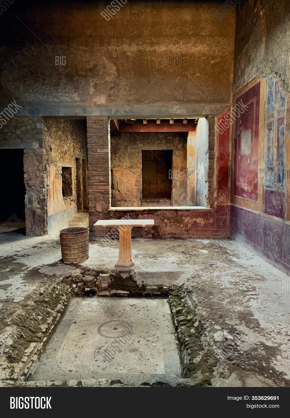 Ruins Famous Pompeii Image Photo Free Trial Bigstock