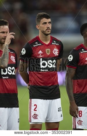 Rio, Brazil - February 26, 2020: Gustavo Henrique During Flamengo Vs Independiente Del Valle By The 